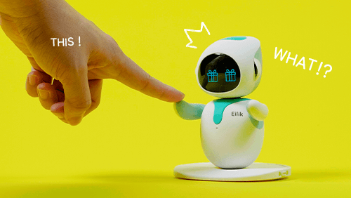  ENERGIZE LAB Eilik – Cute Robot Pets for Kids and Adults, Your  Perfect Interactive Companion at Home or Workspace. Unique Gifts for Girls  & Boys. (Blue + Pink Combination) : Toys