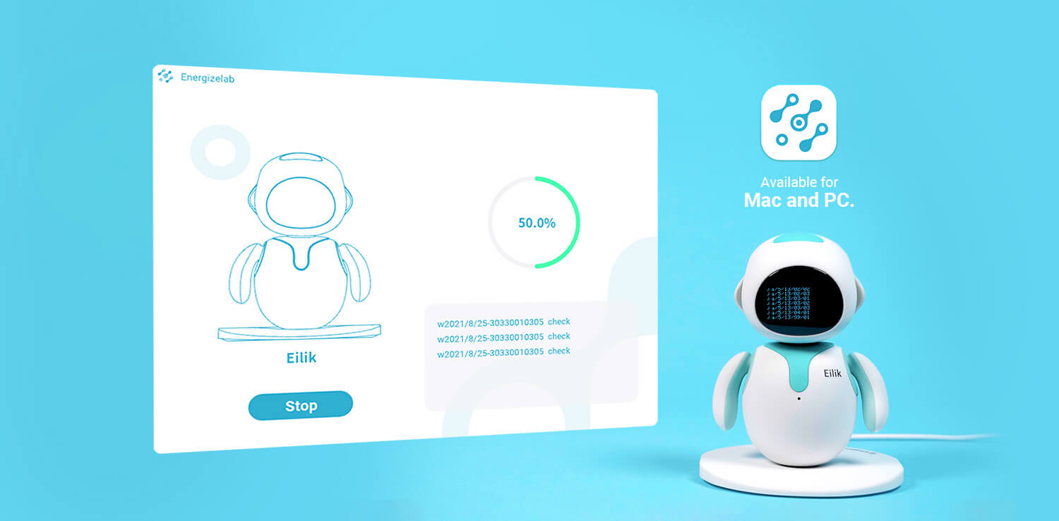 🤖INTRODUCING EILIK, the cutest robot companion for your setup