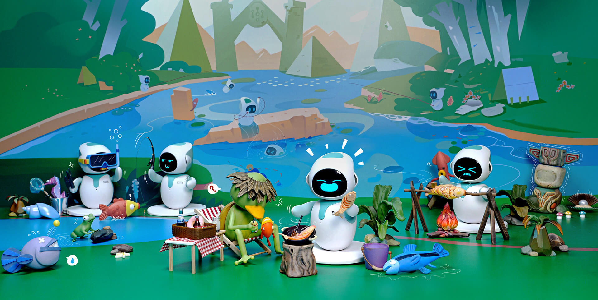 ENERGIZE LAB Eilik - Cute Robot Pets for Kids and Adults, Your India