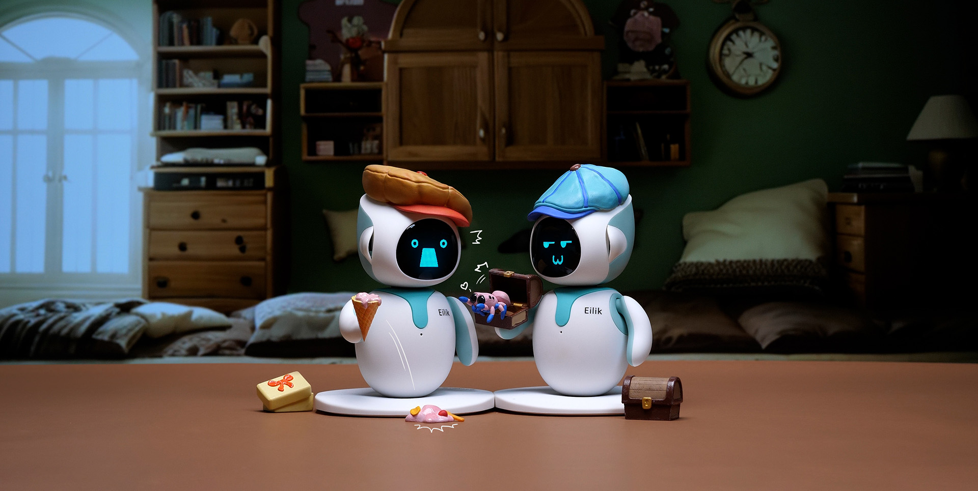 Eilik Robot Toy Smart Partner Pet Robot Desktop Toy Launched Cute